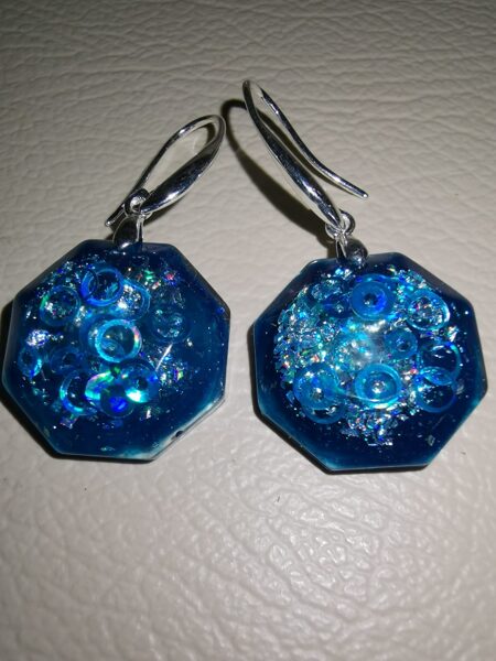 Epoksīda sveķu auskari